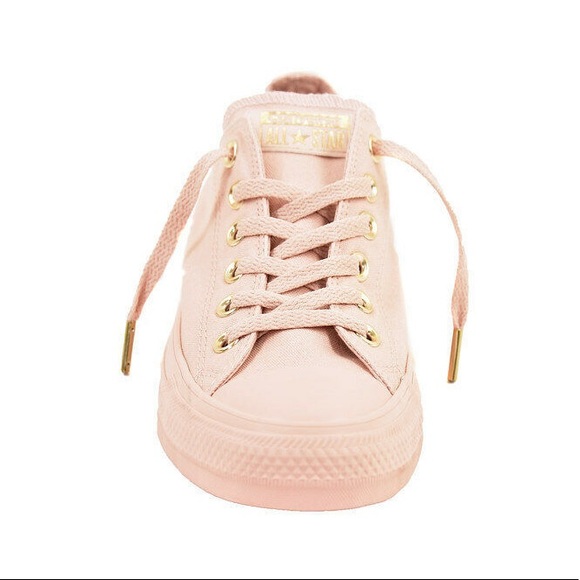 baby pink leather converse